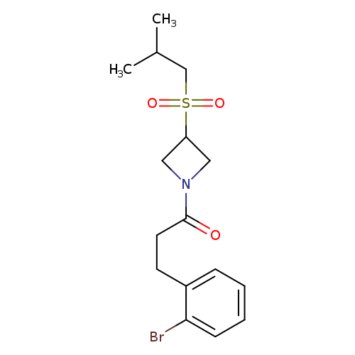3-(2-bromophenyl)-1-[3-(2-methylpropanesulfonyl)azetidin-1-yl]propan-1-one