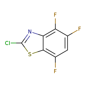 2-CHLORO-4,5,7-TRIFLUORO-1,3-BENZOTHIAZOLE