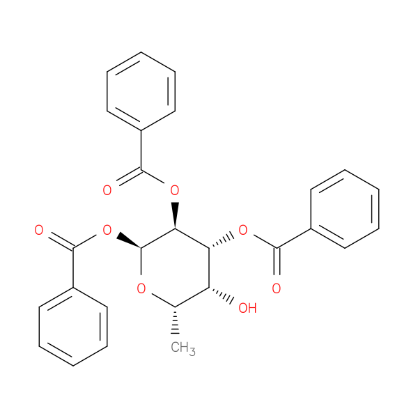 α-L-Galactopyranose, 6-deoxy-, 1,2,3-tribenzoate