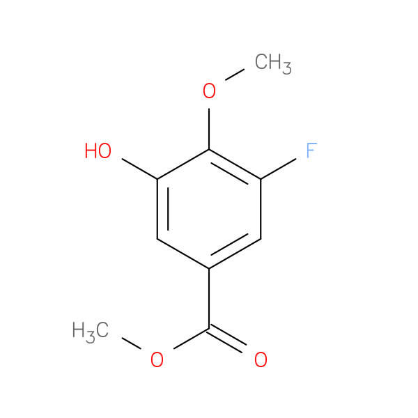 METHYL 3-FLUORO-5-HYDROXY-4-METHOXYBENZOATE