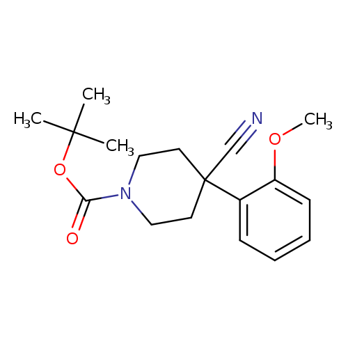 1-N-BOC-4-CYANO-4-(2-METHOXYPHENYL)PIPERIDINE