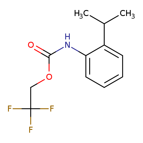 2,2,2-trifluoroethyl N-[2-(propan-2-yl)phenyl]carbamate