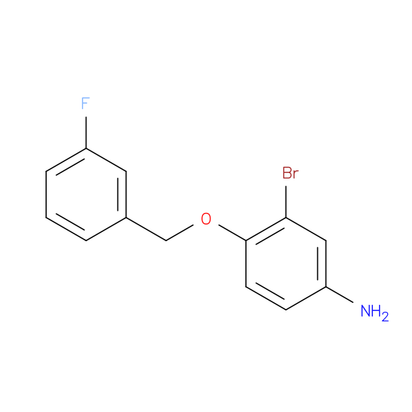 3-bromo-4-[(3-fluorophenyl)methoxy]aniline