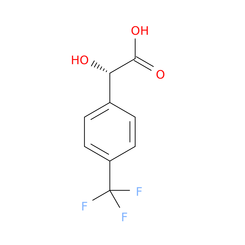 (2S)-2-hydroxy-2-[4-(trifluoromethyl)phenyl]acetic acid