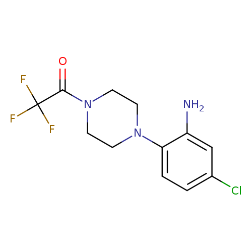 (5-Chloro-2-[4-(trifluoroacetyl)piperazin-1-yl]phenyl)amine