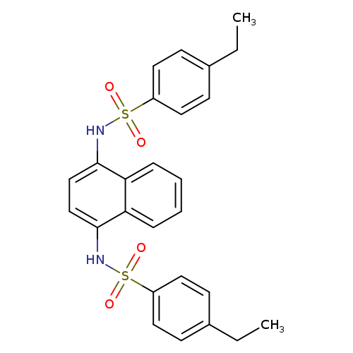4-ethyl-N-[4-(4-ethylbenzenesulfonamido)naphthalen-1-yl]benzene-1-sulfonamide