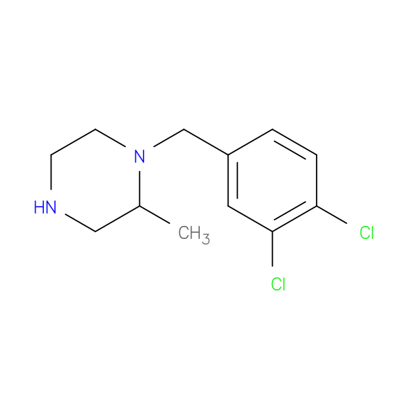 1-[(3,4-dichlorophenyl)methyl]-2-methylpiperazine
