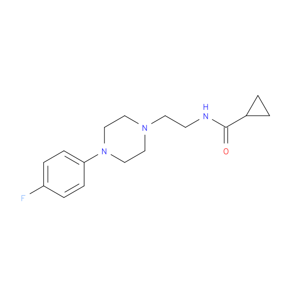 N-{2-[4-(4-fluorophenyl)piperazin-1-yl]ethyl}cyclopropanecarboxamide