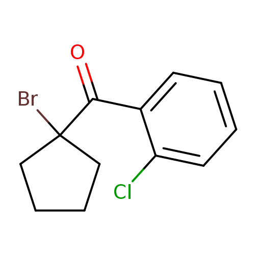 1-bromocyclopentyl-o-chlorophenyl ketone