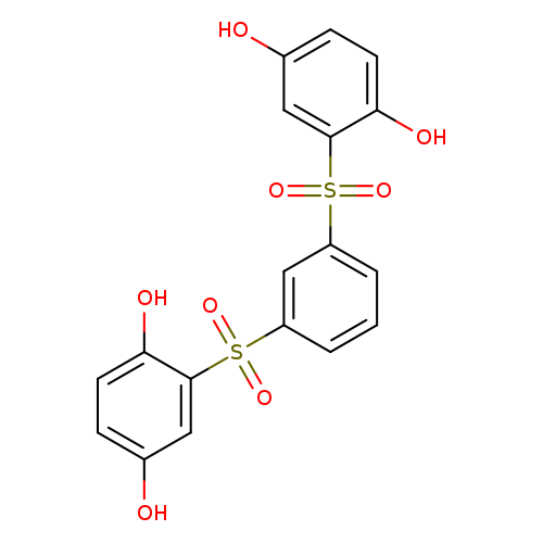 2-[3-(2,5-Dihydroxybenzenesulfonyl) benzenesulfonyl]benzene-1,4-diol