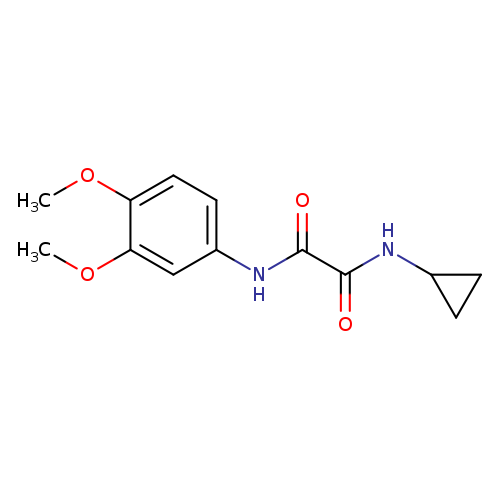 N-cyclopropyl-N'-(3,4-dimethoxyphenyl)ethanediamide
