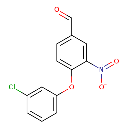 4-(3-chlorophenoxy)-3-nitrobenzaldehyde