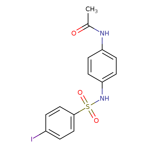 N-[4-(4-iodobenzenesulfonamido)phenyl]acetamide