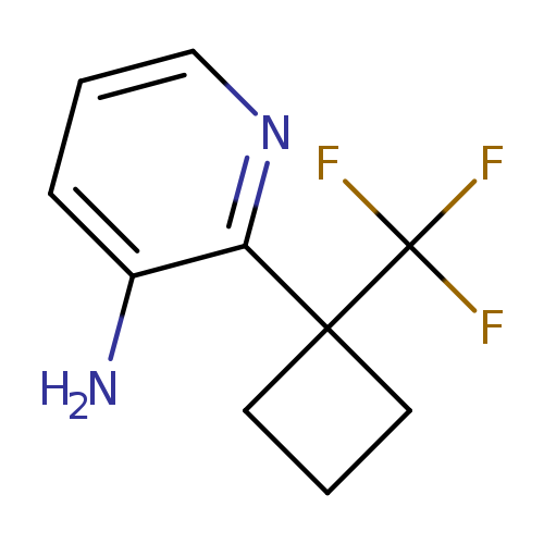 2-[1-(trifluoromethyl)cyclobutyl]pyridin-3-amine