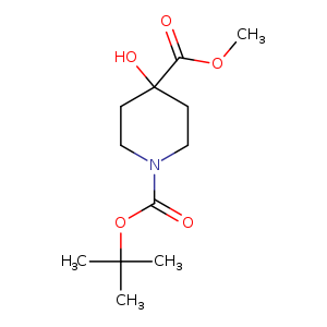 1-tert-Butyl 4-methyl 4-hydroxypiperidine-1,4-dicarboxylate