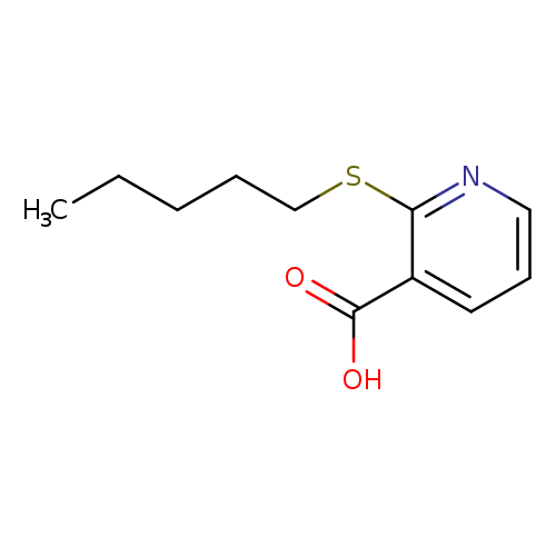 2-(Pentylthio)nicotinic acid