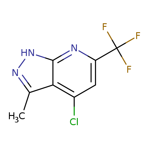 4-chloro-3-methyl-6-(trifluoromethyl)-1H-pyrazolo[3,4-b]pyridine