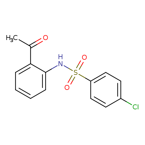N-(2-acetylphenyl)-4-chlorobenzene-1-sulfonamide