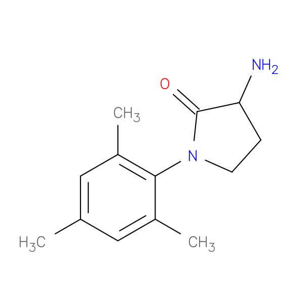 3-amino-1-(2,4,6-trimethylphenyl)pyrrolidin-2-one