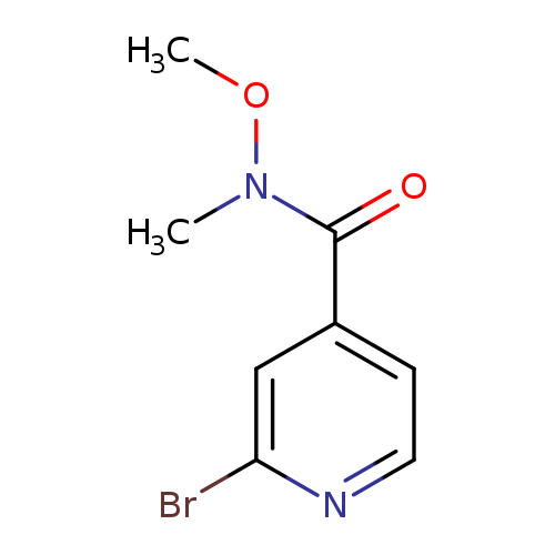4-Pyridinecarboxamide, 2-bromo-N-methoxy-N-methyl-