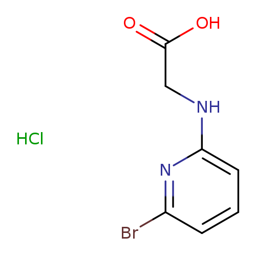 2-[(6-bromopyridin-2-yl)amino]acetic acid hydrochloride