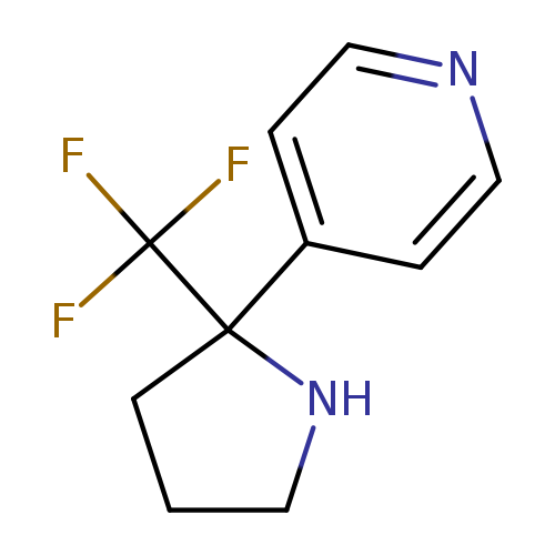 4-[2-(trifluoromethyl)pyrrolidin-2-yl]pyridine