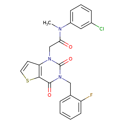 N-(3-chlorophenyl)-2-{3-[(2-fluorophenyl)methyl]-2,4-dioxo-1H,2H,3H,4H-thieno[3,2-d]pyrimidin-1-yl}-N-methylacetamide