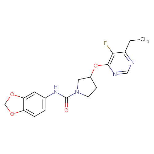 N-(2H-1,3-benzodioxol-5-yl)-3-[(6-ethyl-5-fluoropyrimidin-4-yl)oxy]pyrrolidine-1-carboxamide