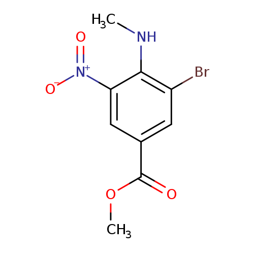Methyl 3-bromo-4-(methylamino)-5-nitrobenzoate