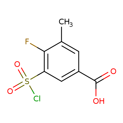 3-(Chlorosulfonyl)-4-fluoro-5-methylbenzoic acid