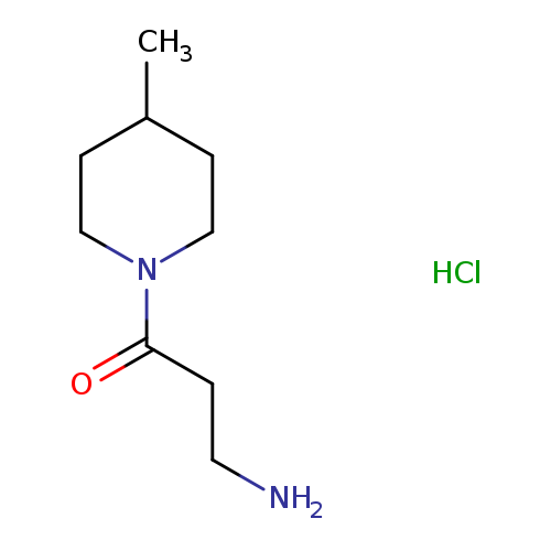 [3-(4-Methyl-1-piperidinyl)-3-oxopropyl]amine hydrochloride