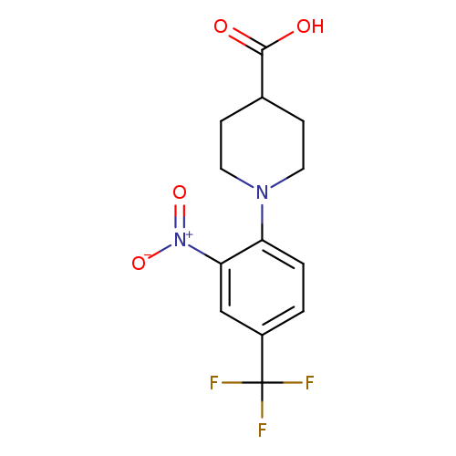 1-(2-Nitro-4-(trifluoromethyl)phenyl)piperidine-4-carboxylic acid