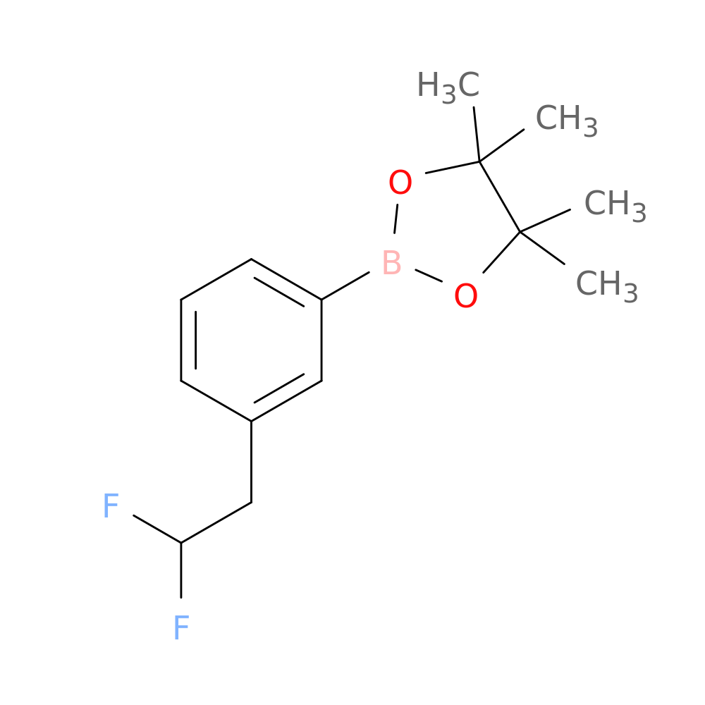 2-[3-(2,2-difluoroethyl)phenyl]-4,4,5,5-tetramethyl-1,3,2-dioxaborolane