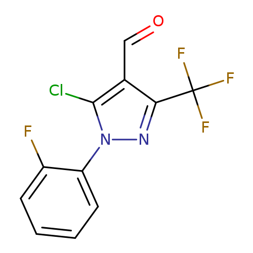 5-chloro-1-(2-fluorophenyl)-3-(trifluoromethyl)-1H-pyrazole-4-carbaldehyde