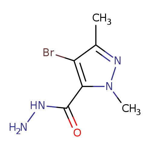 4-Bromo-1,3-dimethyl-1h-pyrazole-5-carbohydrazide