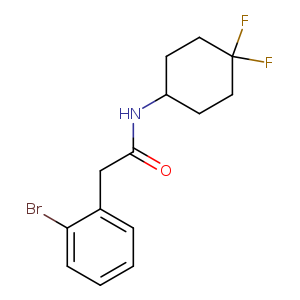 2-(2-bromophenyl)-N-(4,4-difluorocyclohexyl)acetamide