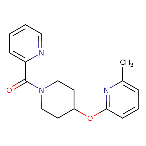 2-methyl-6-{[1-(pyridine-2-carbonyl)piperidin-4-yl]oxy}pyridine