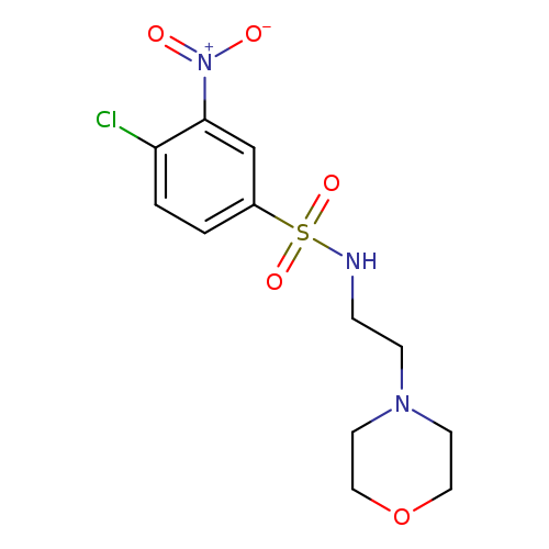 4-Chloro-N-(2-morpholinoethyl)-3-nitrobenzenesulfonamide