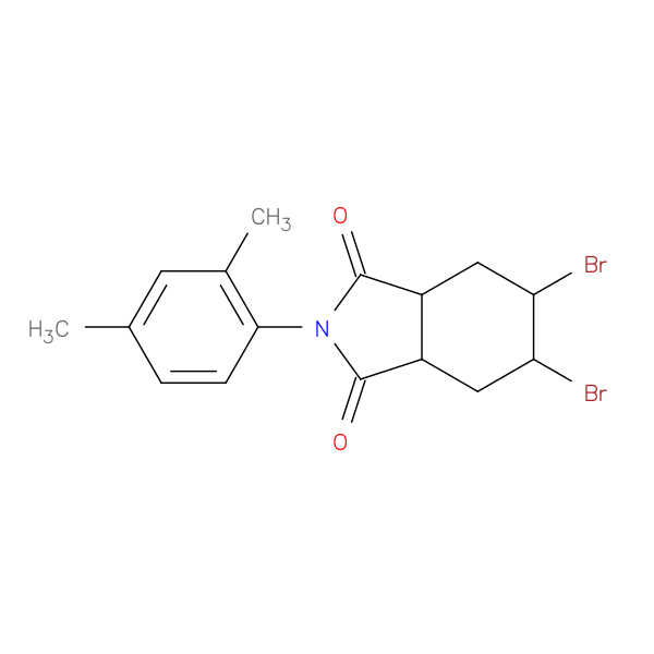 5,6-dibromo-2-(2,4-dimethylphenyl)hexahydro-1H-isoindole-1,3(2H)-dione