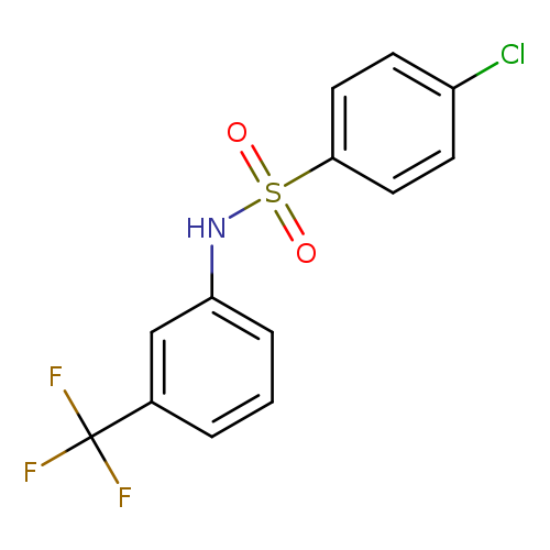 4-chloro-N-[3-(trifluoromethyl)phenyl]benzene-1-sulfonamide