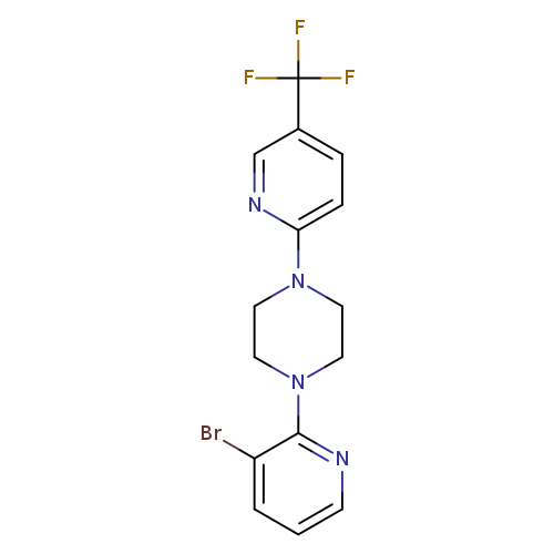 1-(3-bromopyridin-2-yl)-4-[5-(trifluoromethyl)pyridin-2-yl]piperazine