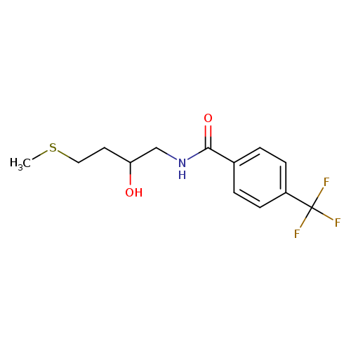 N-[2-hydroxy-4-(methylsulfanyl)butyl]-4-(trifluoromethyl)benzamide