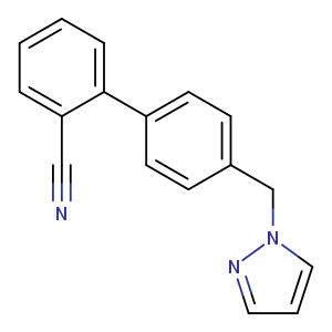 2-{4-[(1H-pyrazol-1-yl)methyl]phenyl}benzonitrile