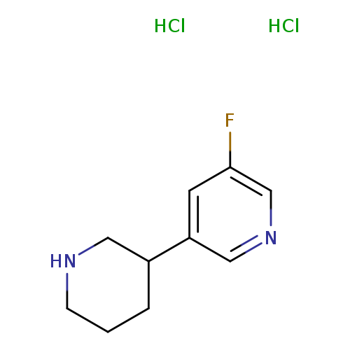 3-fluoro-5-(piperidin-3-yl)pyridine dihydrochloride