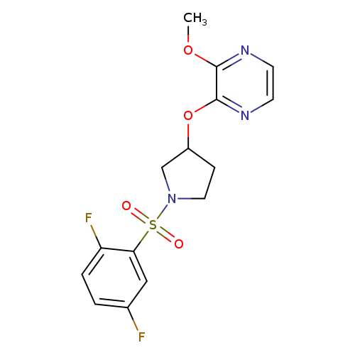 2-{[1-(2,5-difluorobenzenesulfonyl)pyrrolidin-3-yl]oxy}-3-methoxypyrazine
