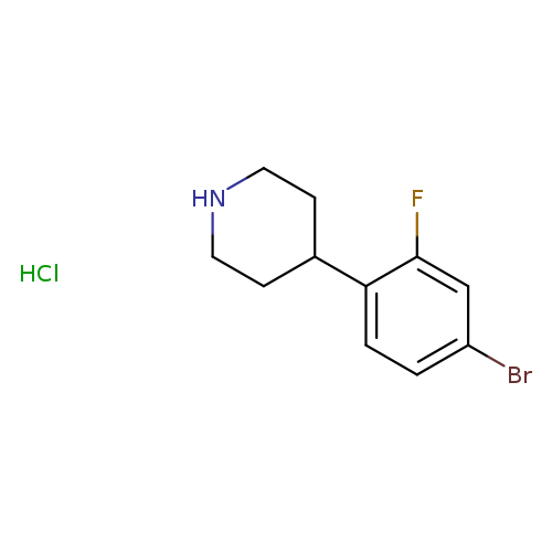 4-(4-bromo-2-fluorophenyl)piperidinehydrochloride