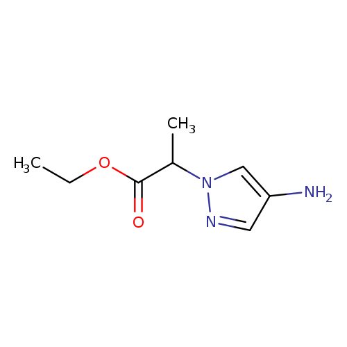 Ethyl 2-(4-amino-1h-pyrazol-1-yl)propanoate hydrochloride