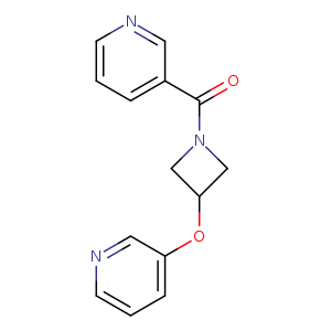 3-[3-(pyridin-3-yloxy)azetidine-1-carbonyl]pyridine