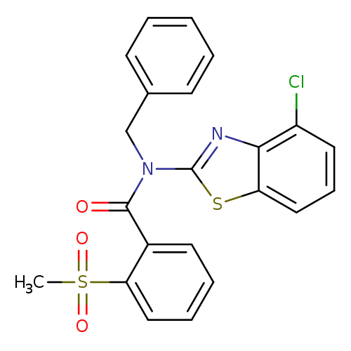 N-benzyl-N-(4-chloro-1,3-benzothiazol-2-yl)-2-methanesulfonylbenzamide