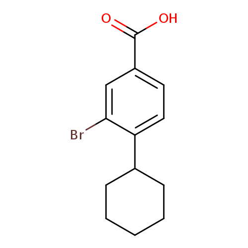 3-Bromo-4-cyclohexylbenzoic acid